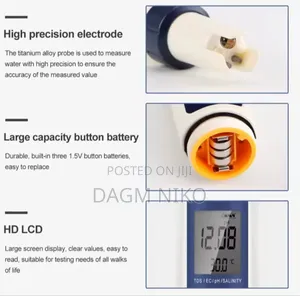 Tds, Ph, Conductivity and Sanity Meter