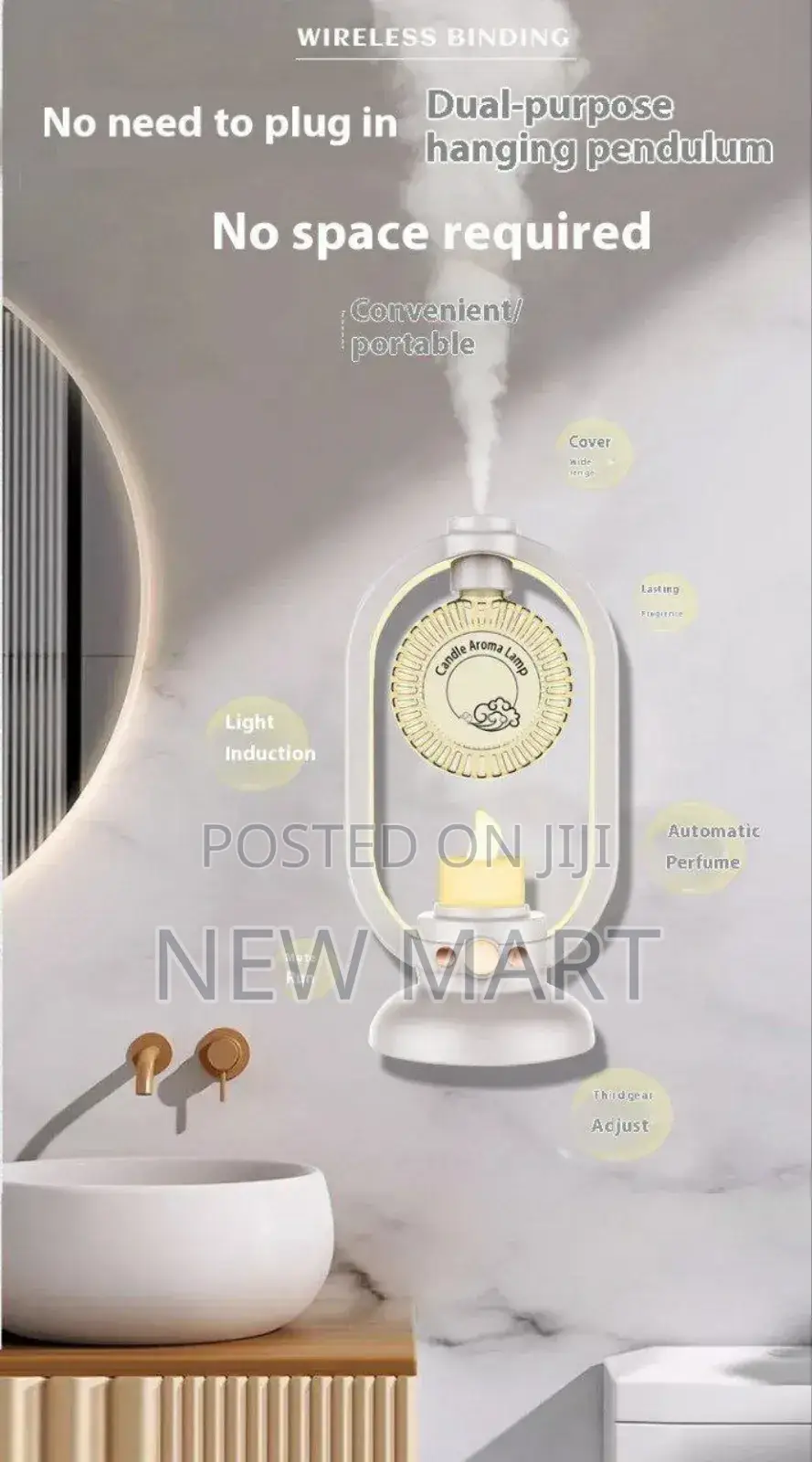 Candle Aroma Lamp Humidifier