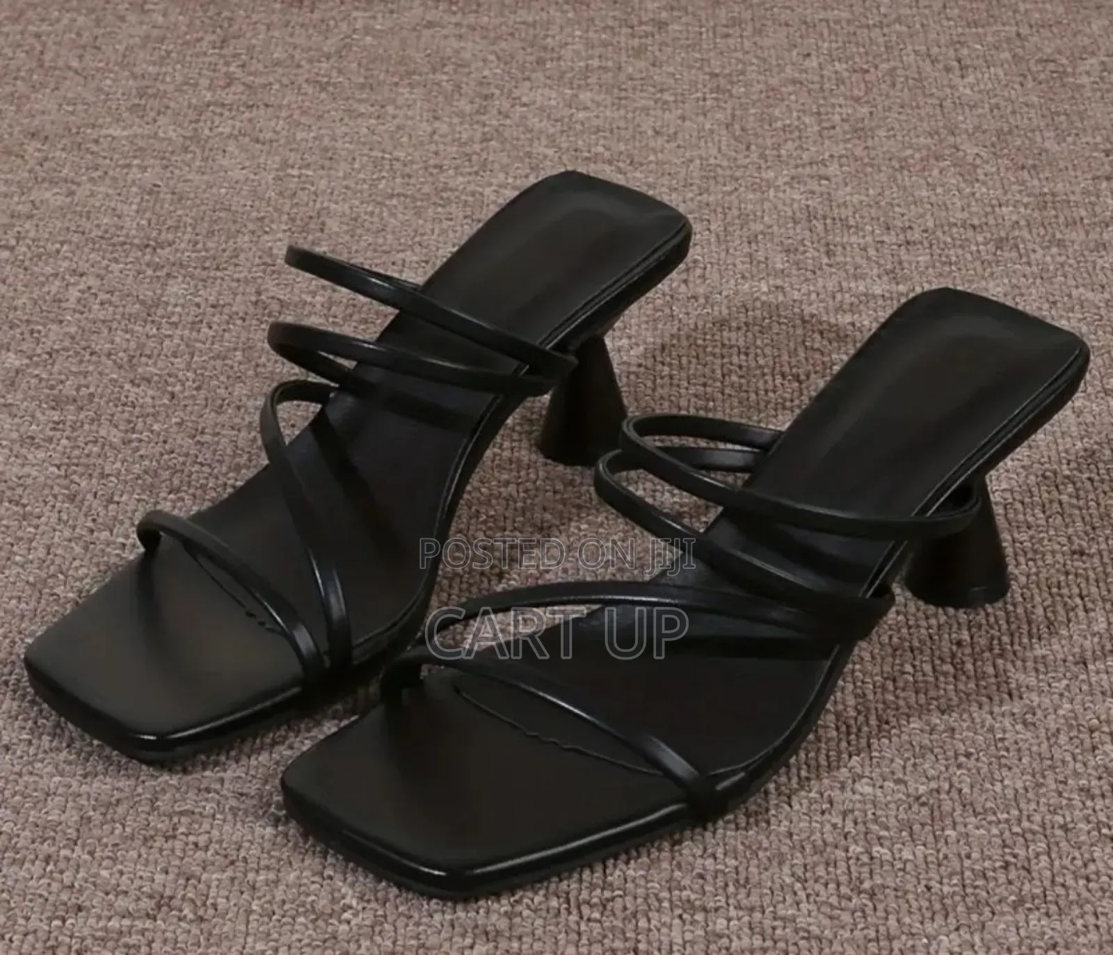 Women's Mid Heel Roman Slippers