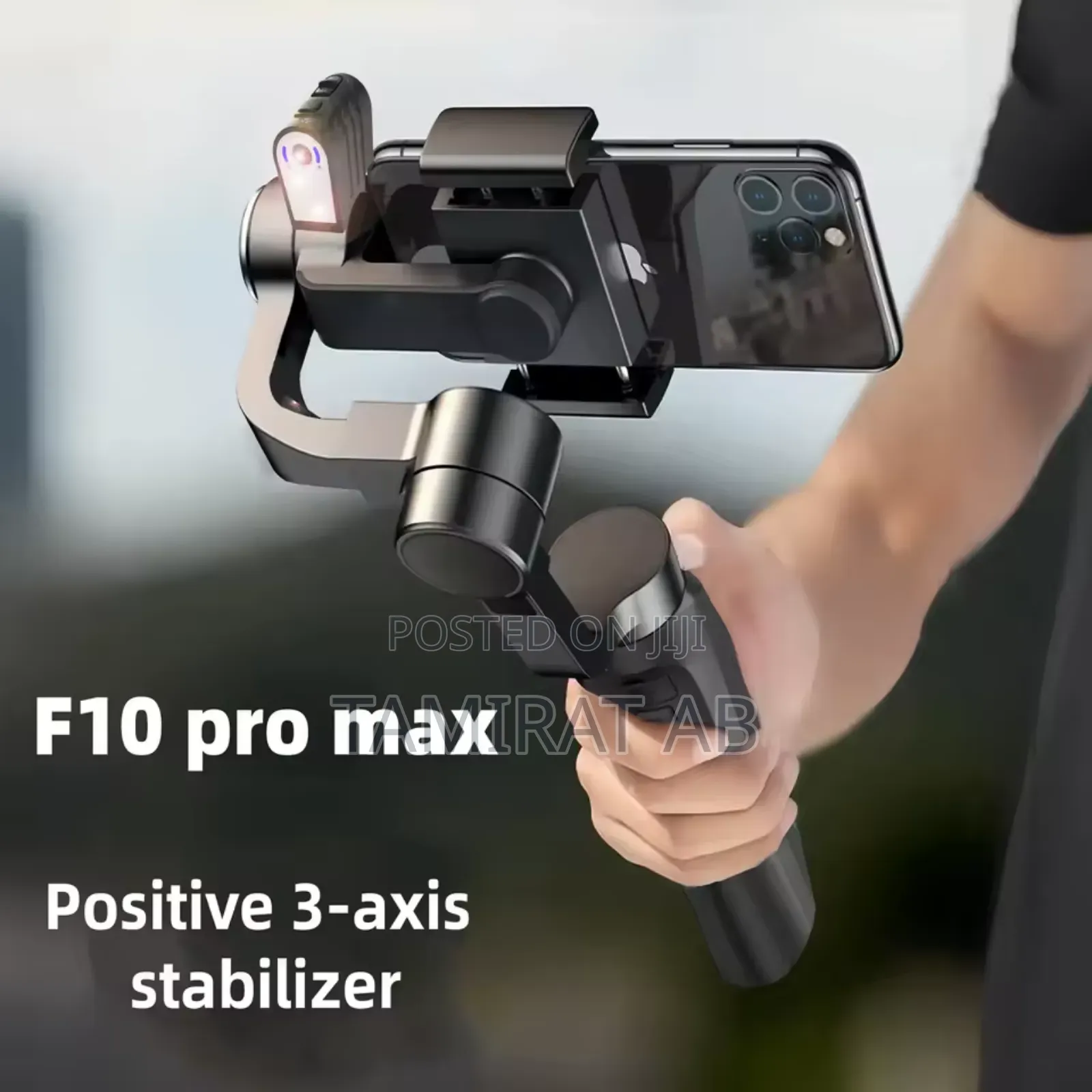 F10 Promax 3-Axis Handheld Gimbal With Fill Light Ai Tracker