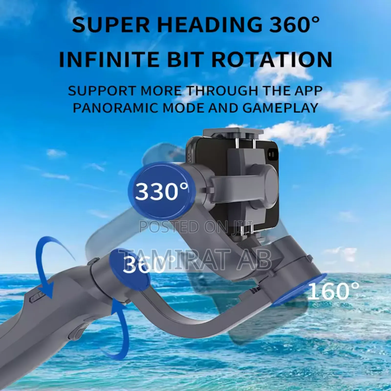 F10 Promax 3-Axis Handheld Gimbal With Fill Light Ai Tracker