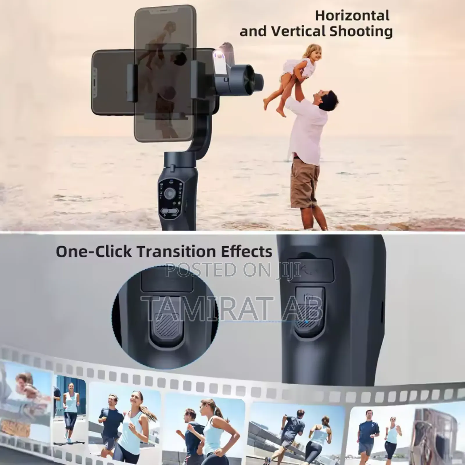 F10 Promax 3-Axis Handheld Gimbal With Fill Light Ai Tracker