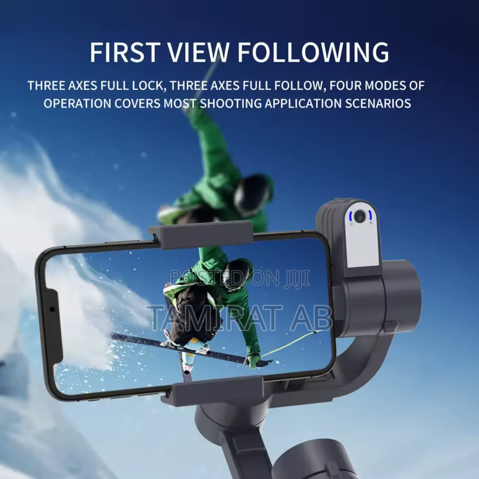 F10 Promax 3-Axis Handheld Gimbal With Fill Light Ai Tracker