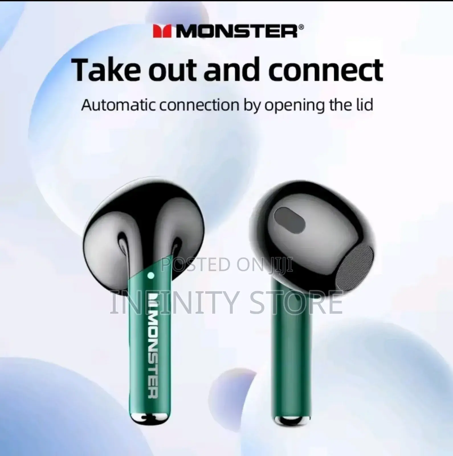 Original Monster Airmars Xkt16 Bluetooth Earphones