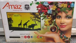 Amaz 50"Inch Tv Smart Android Amazing Life Tv