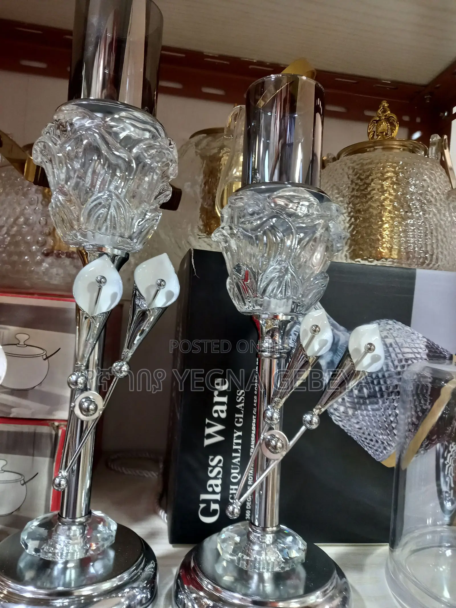 2‐Piece Candle Holder Set