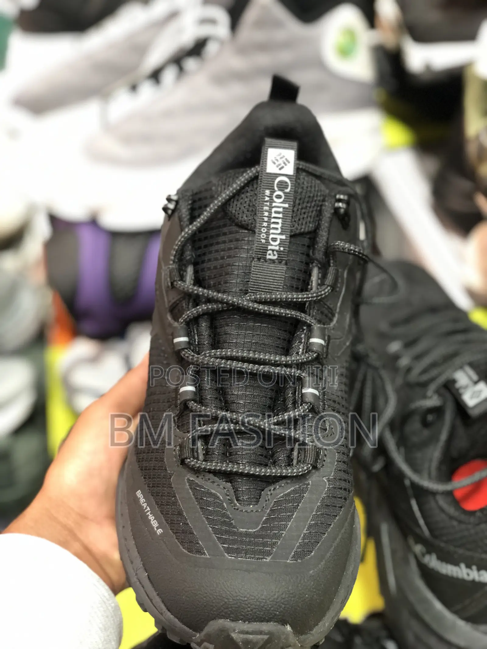 Columbia Waterproof Breathable Black Shoes Light Weight