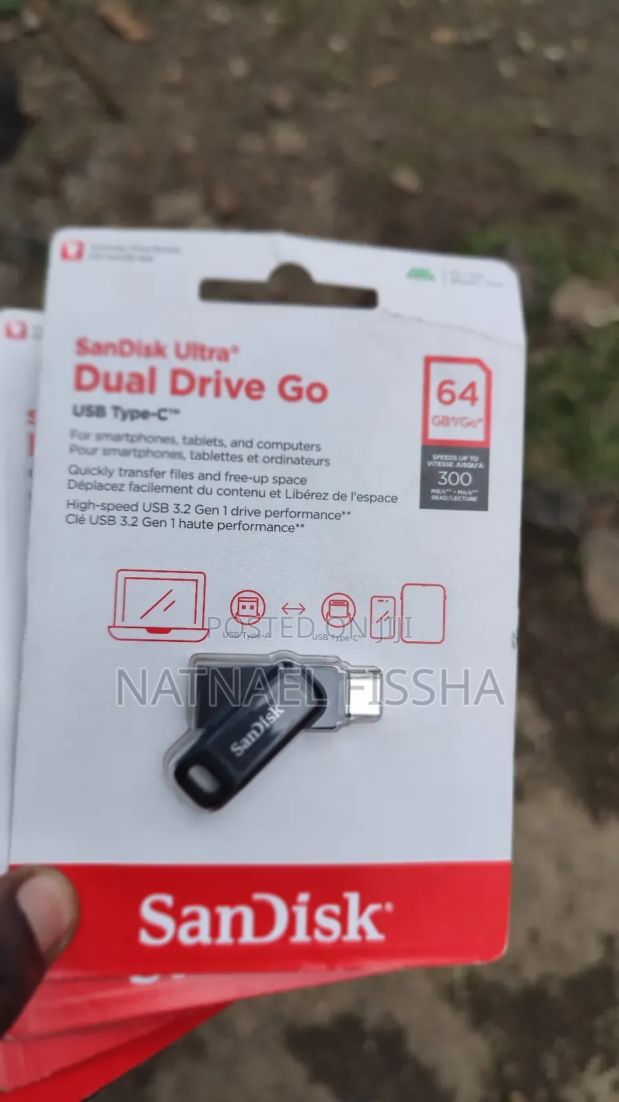 Sandisk Flash Ultra Dual Drive Go Usb Type-C 32gb