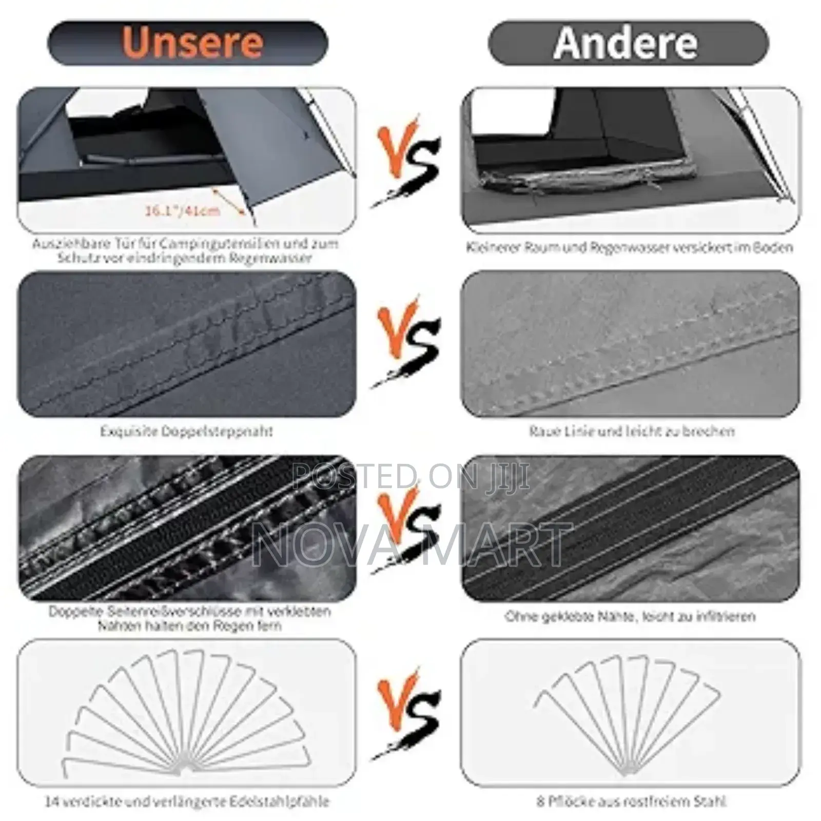 አውቶማቲክ የካምፕ ድንኳን።