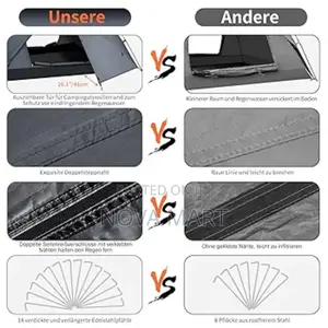 አውቶማቲክ የካምፕ ድንኳን።