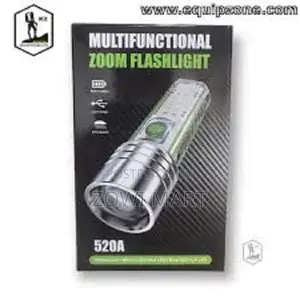 Multifunctional Zoom Flashlight 520a