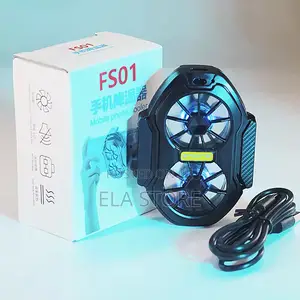 Photo - Fs01 Dual Fan Rechargeable Mobile Phone Cooler