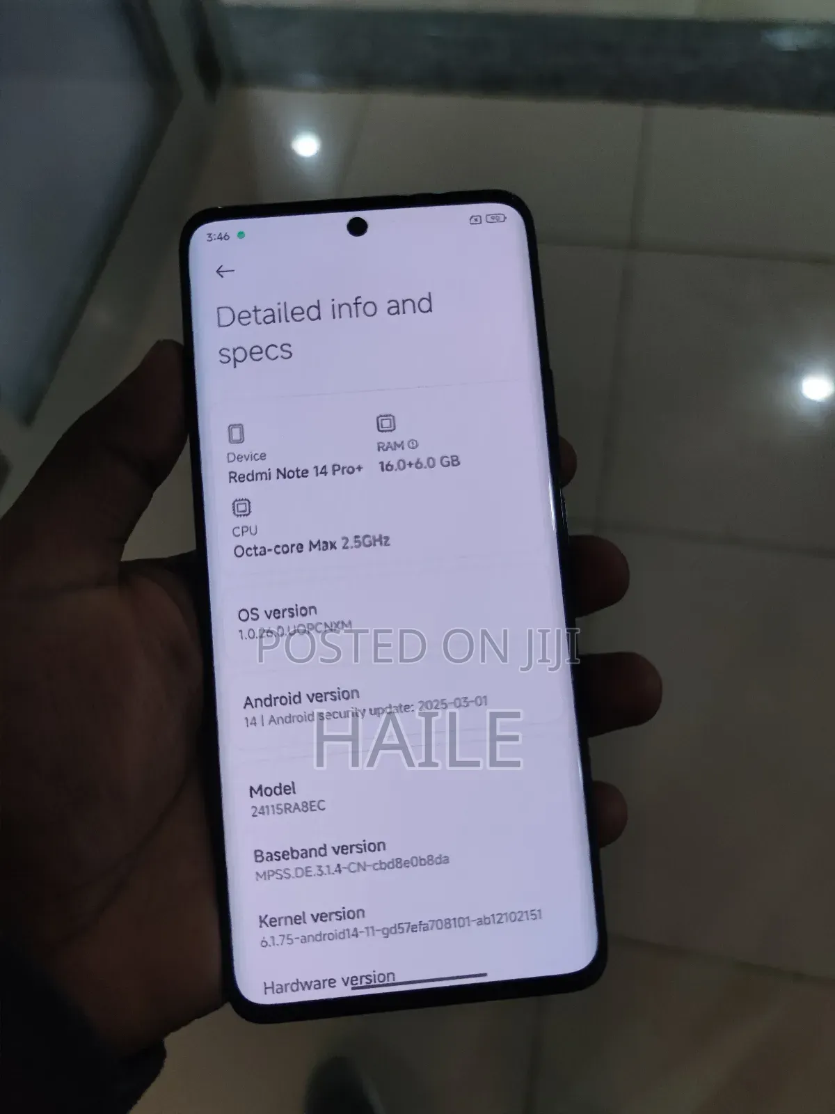 New Xiaomi Redmi Note 14 Pro+ 512 GB Black