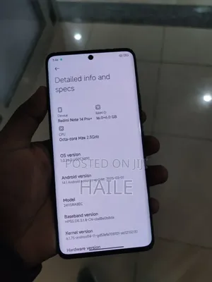 New Xiaomi Redmi Note 14 Pro+ 512 GB Black