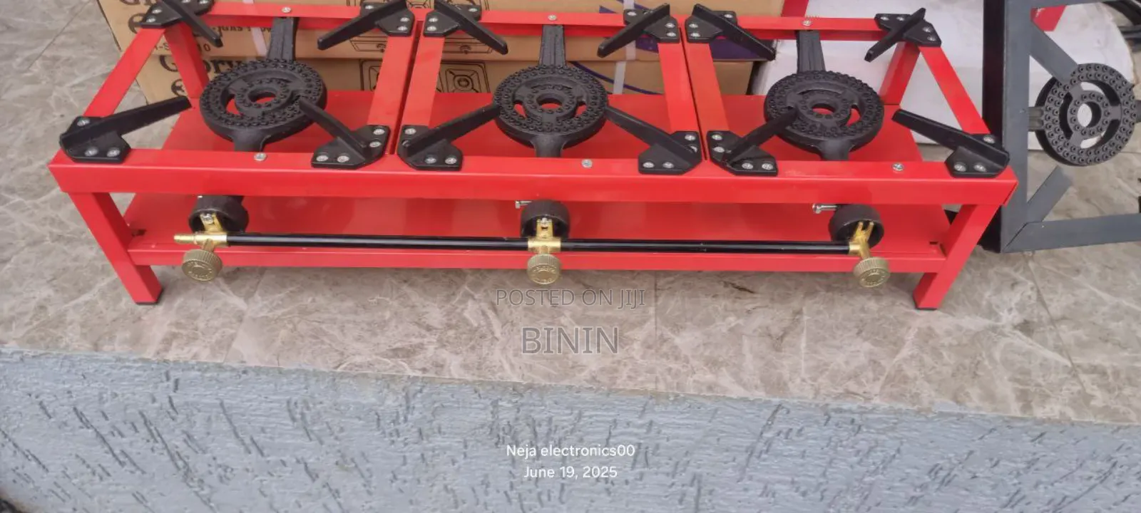 Gas Stove Cookers Industries 3-Burners for Sale in Deliver