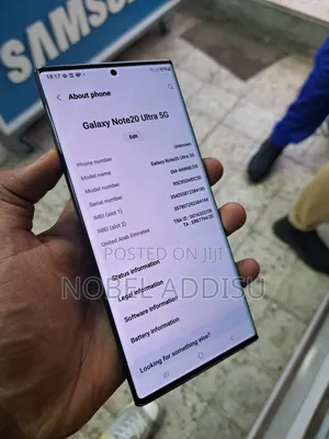 New Samsung Galaxy Note 20 Ultra 5G 256 GB Black