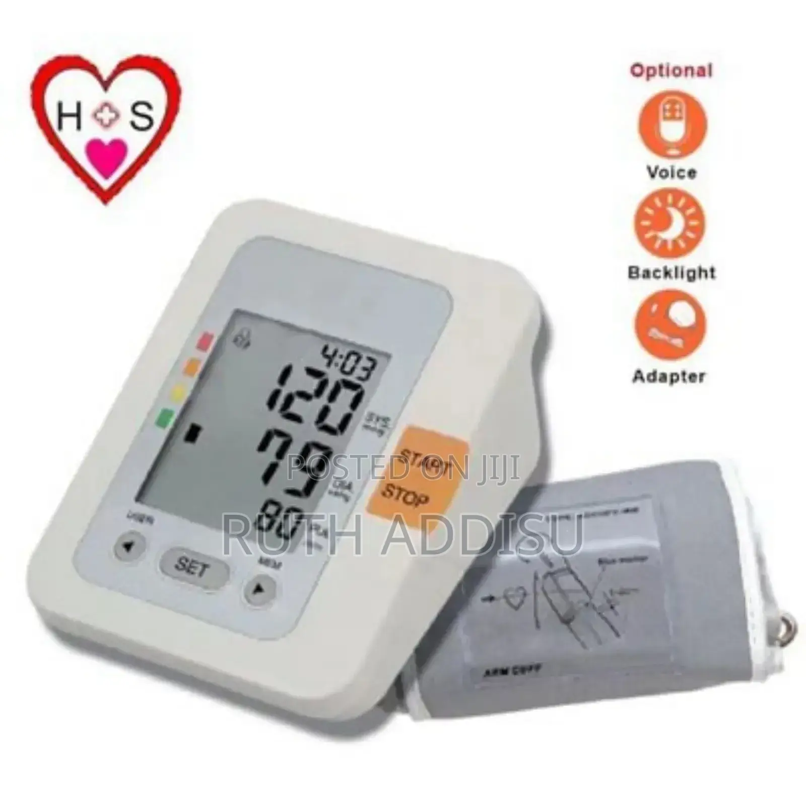 Digital Blood Pressure Monitor的遊big Cuff Original Bp Machine