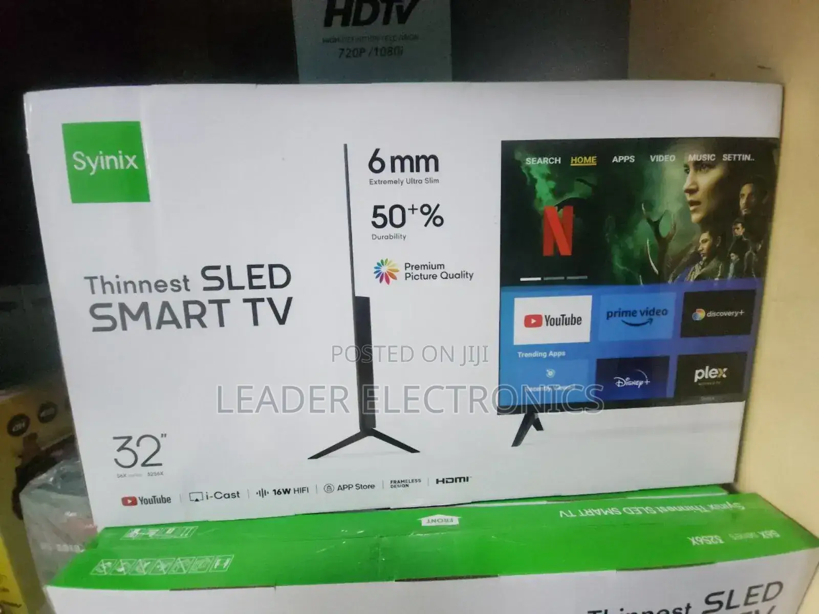 Syinix Tv 32" Smart Android Tv New 2025