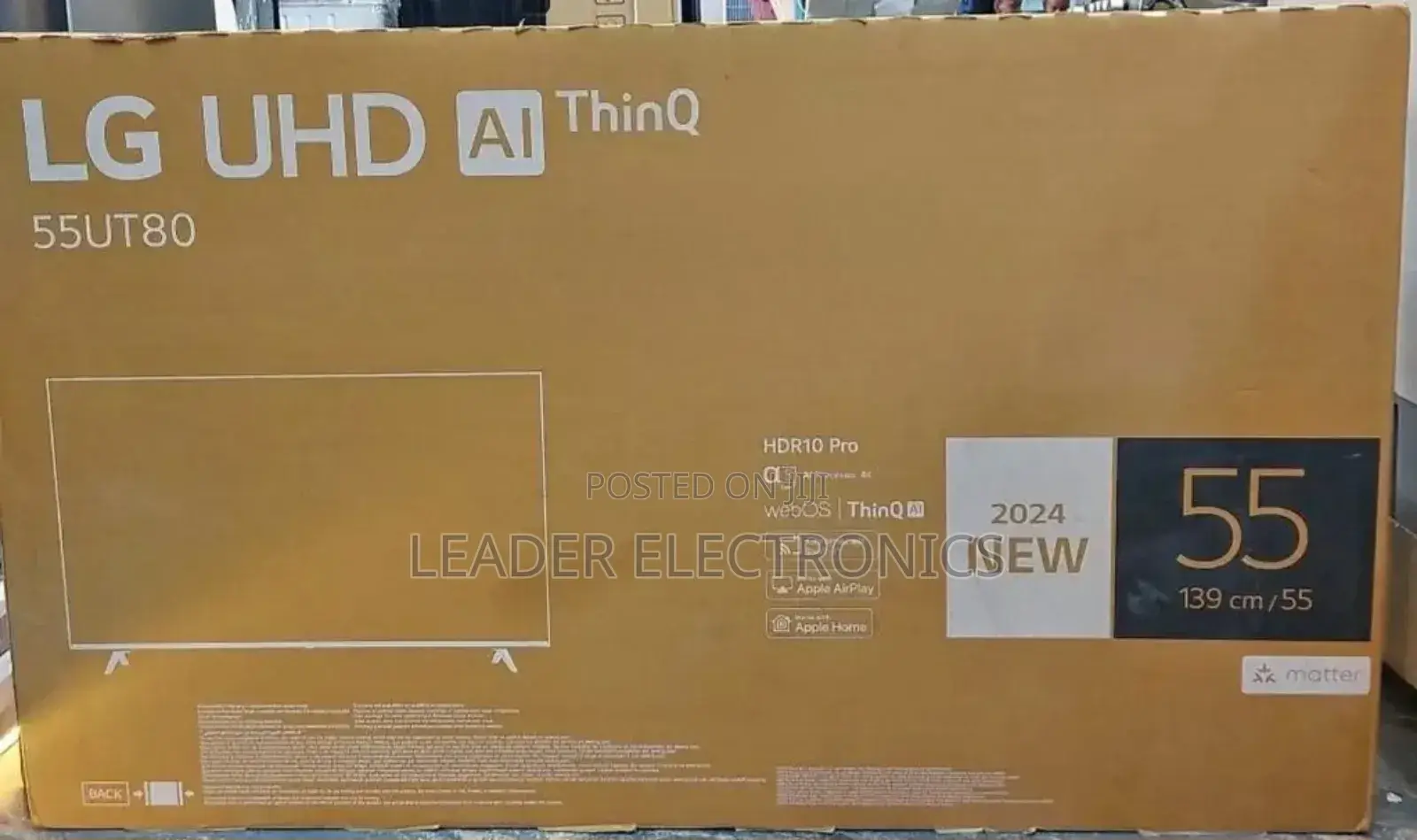 Lg Tv 55" Ut 80 4 K Ultra Hd New 2024 Letst