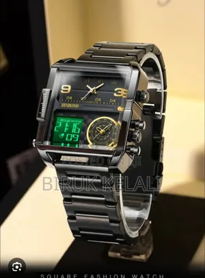 Photo - Rolex Square Quartz Full Black Men's Watch