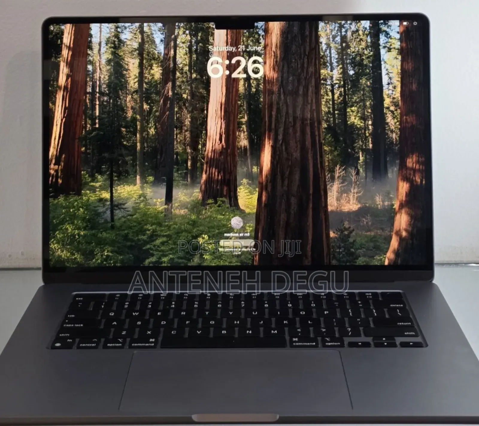 New Laptop Apple MacBook Air 2024 M3 15-Inch 8GB Apple M3 SSD 256GB