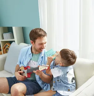 Wooden Unique Learn With Lights Harmonica