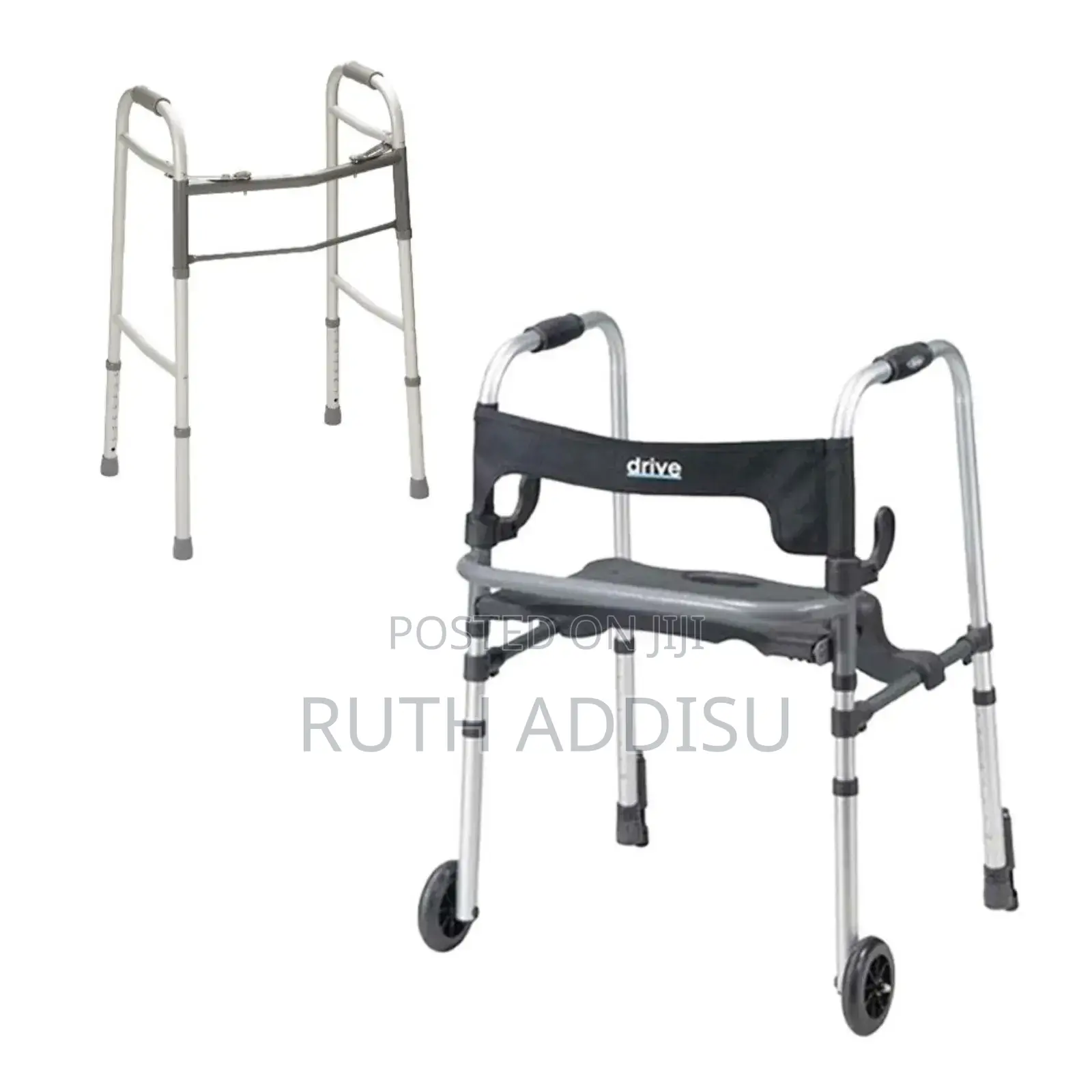 Walking Frame Manual Almunium Foldable Medical Walker New