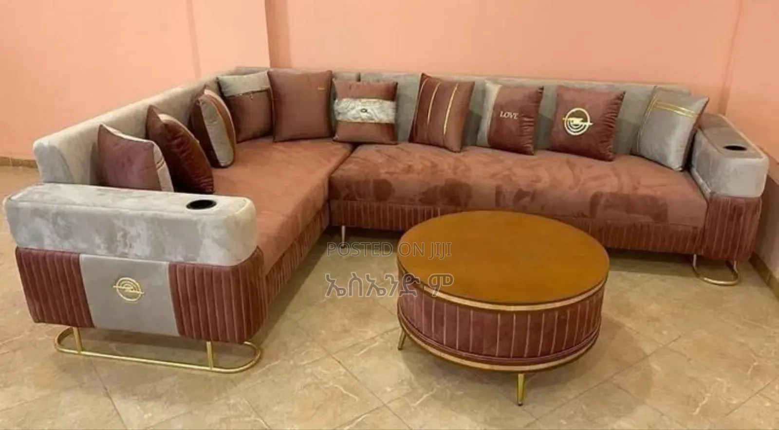 English L Shaped Sofa With Table