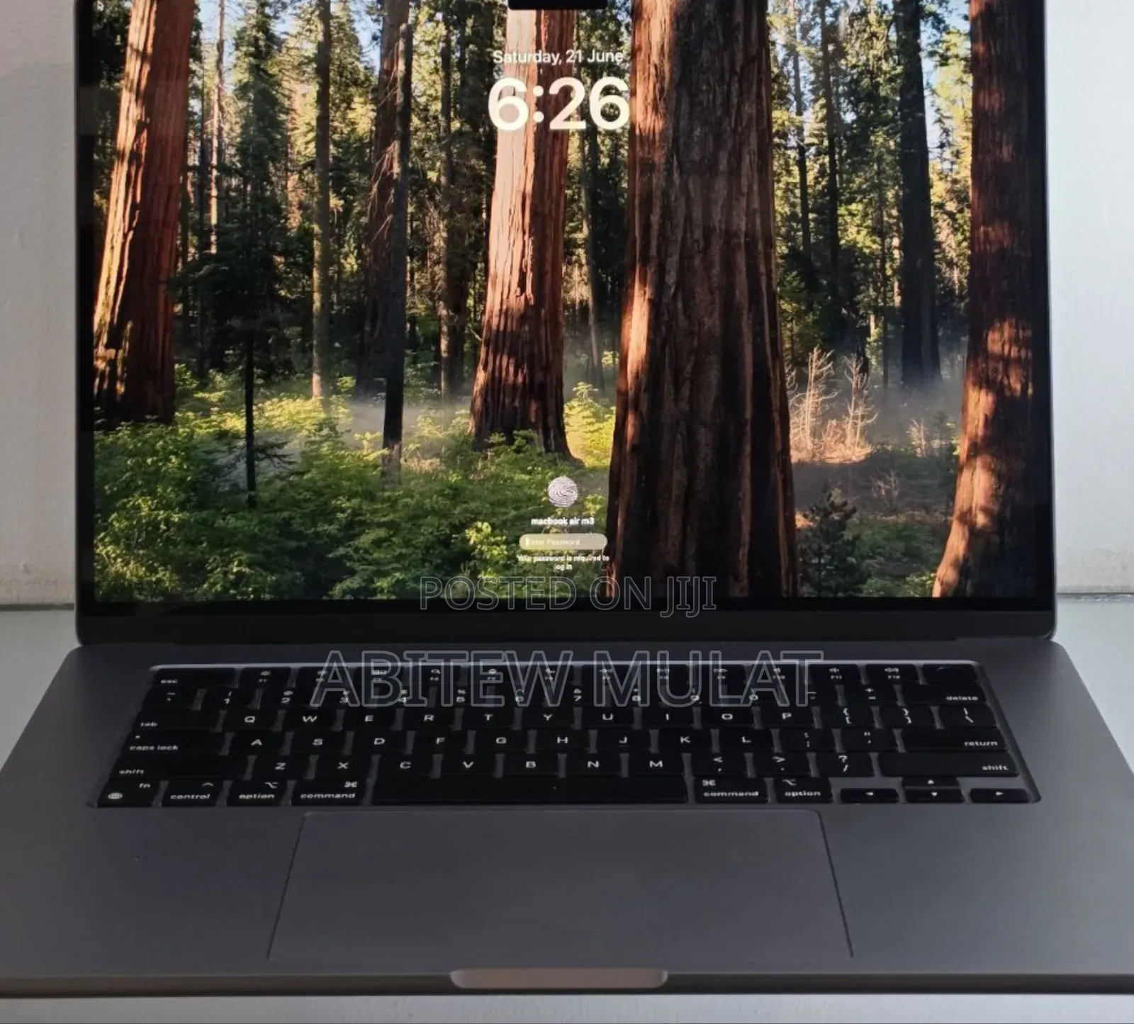 New Laptop Apple MacBook Air 2024 M3 15-Inch 8GB Apple M3 SSD 256GB