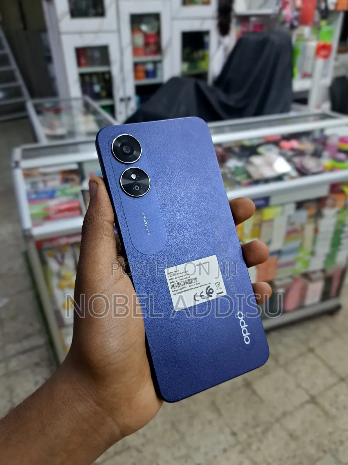 New Oppo A17 64 GB Blue