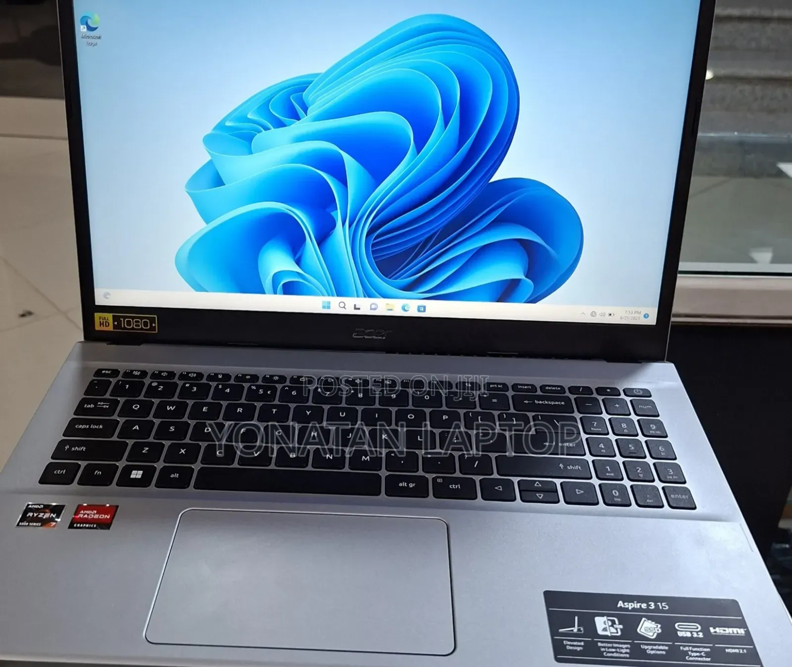 New Laptop Acer Aspire 3 A315-21 4GB SSD 512GB