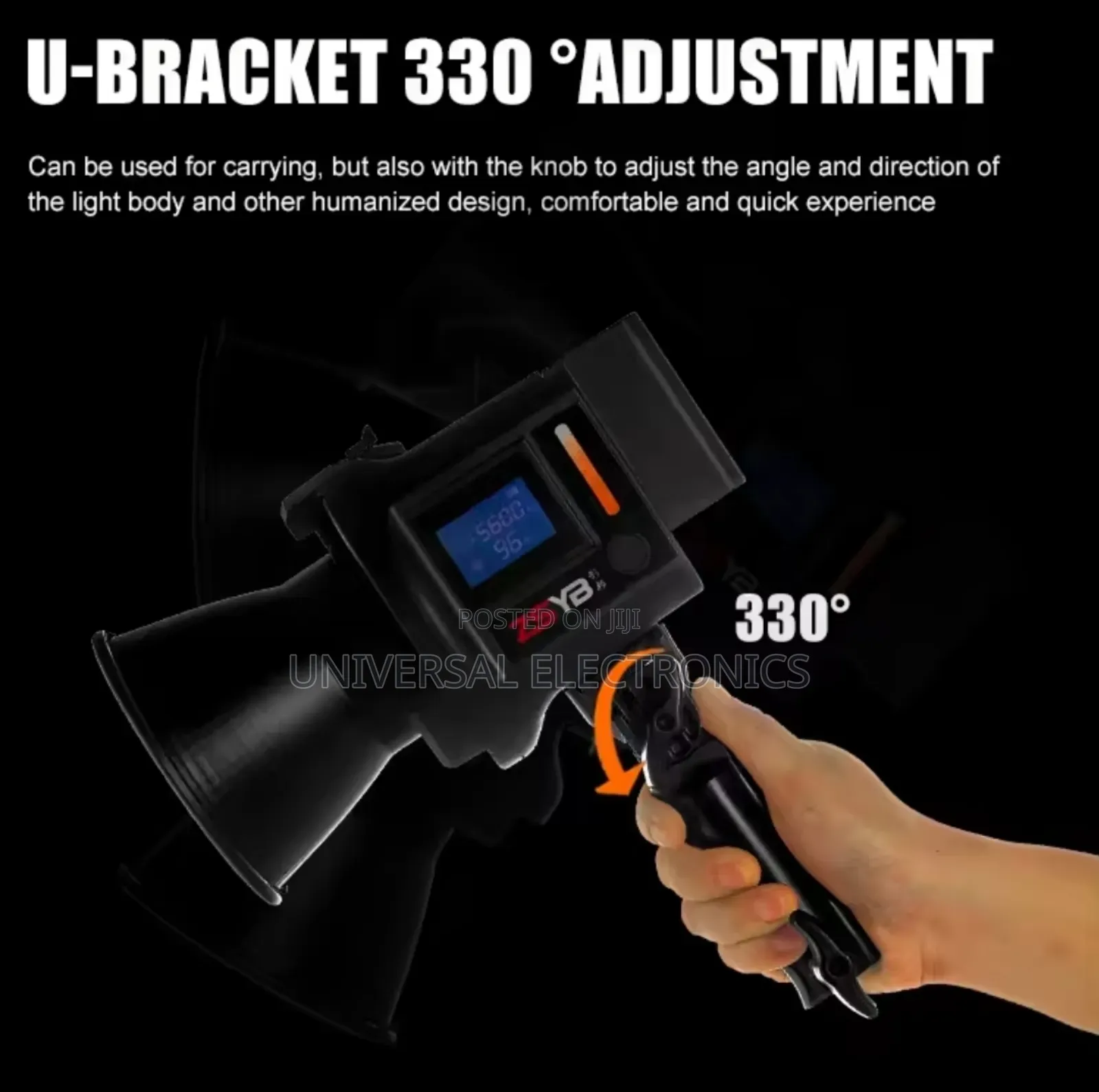 80watt Led Studio Handheld Spot Light – Bi-Col High Accuracy