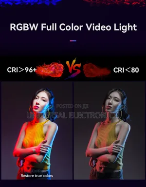500 Watt RGB Studio Highlight Spot Light–Dimmable + Remote