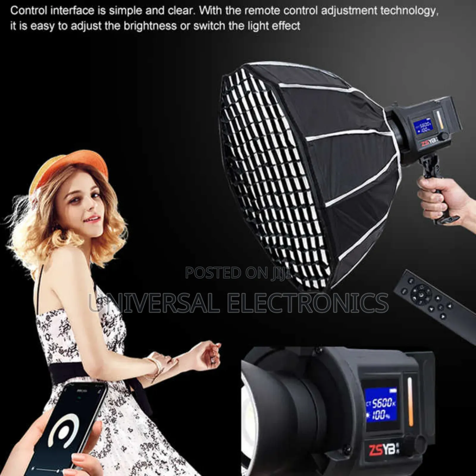 Powerful Led Handheld Rechargeabl Spot Light for Photo Video