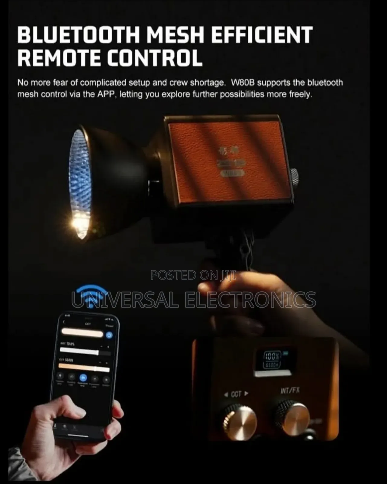 Rechargeable Portable Coloraccurate Handheld Film Spot Light