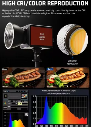 Cri 97+ Accuracy Handheld Film Spot Light