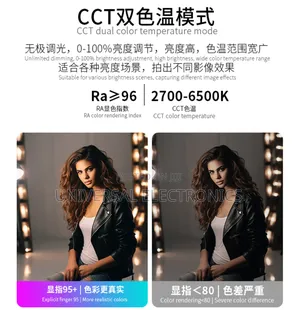 Battery-Powered Handheld Film Spot Light