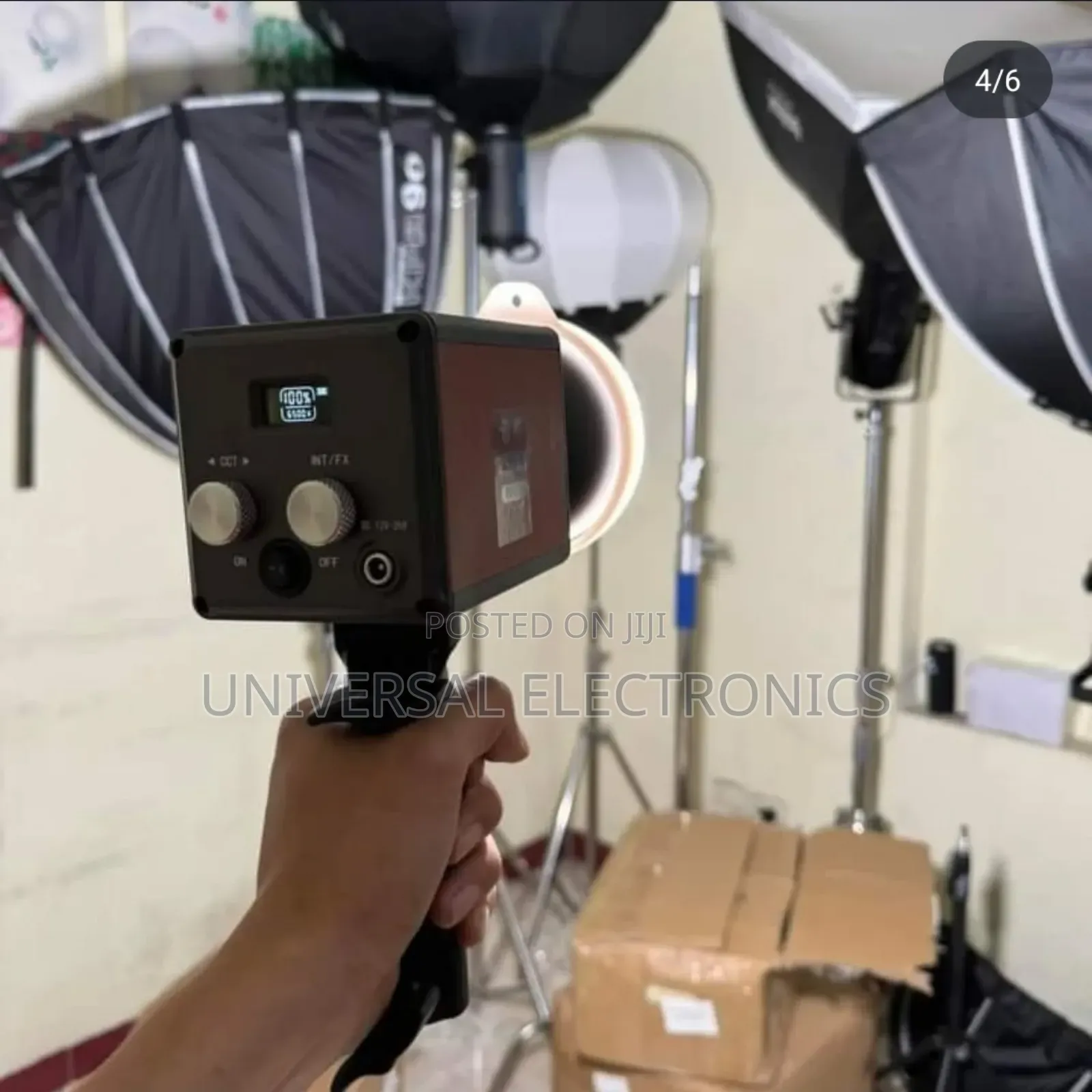 Portable 80w Rechargeable Video Handheld Spot Light Bi‐Color