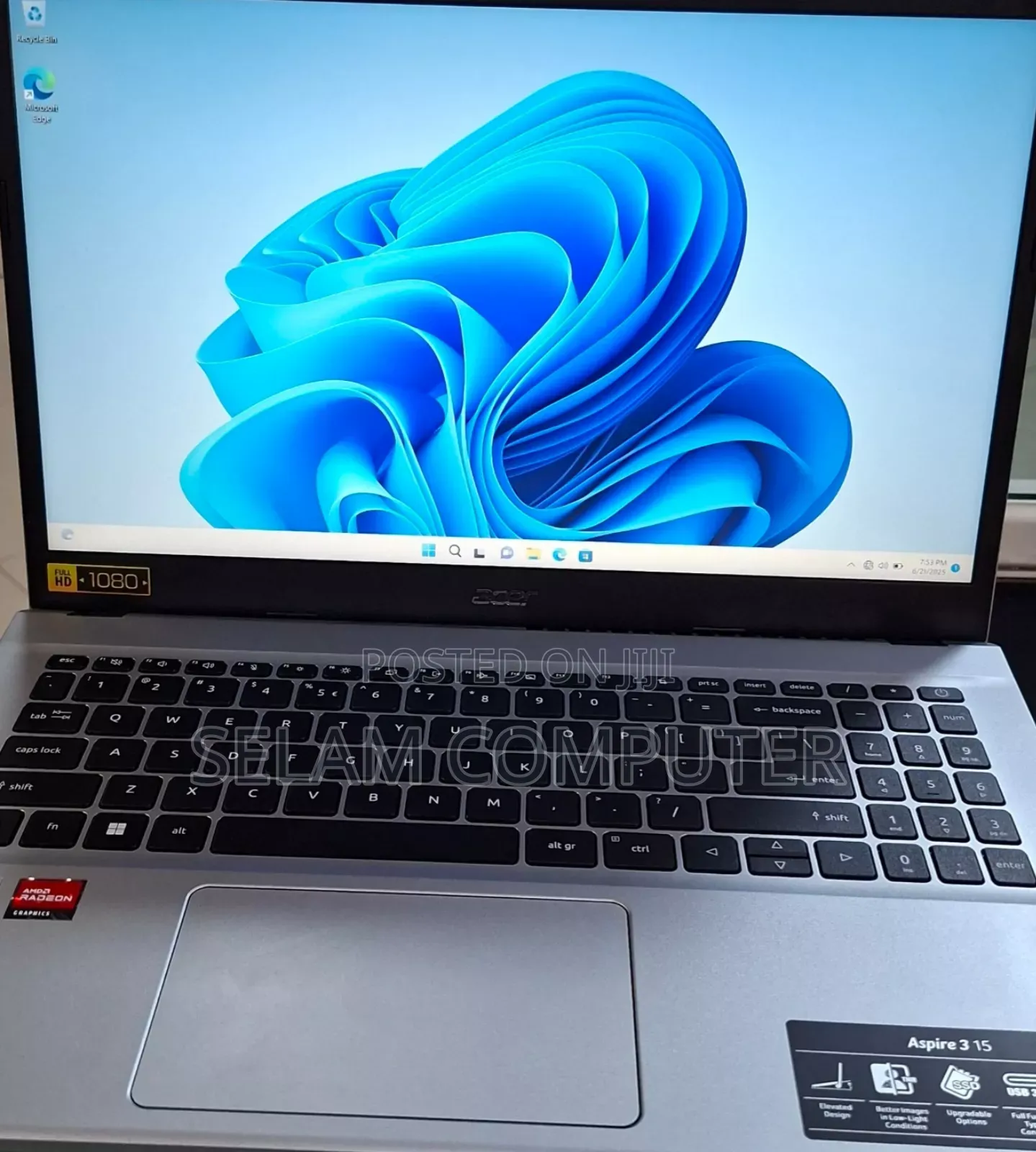 New Laptop Acer Aspire 5 16GB AMD Ryzen 7 SSD 512GB