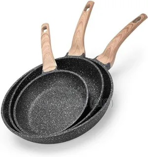 Momcoc Fry Pan Set የሴራሚክ መጥበሻ / የማይዝ
