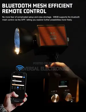 Portable 80w Rechargeable Video Handheld Spot Light Bi‐Color