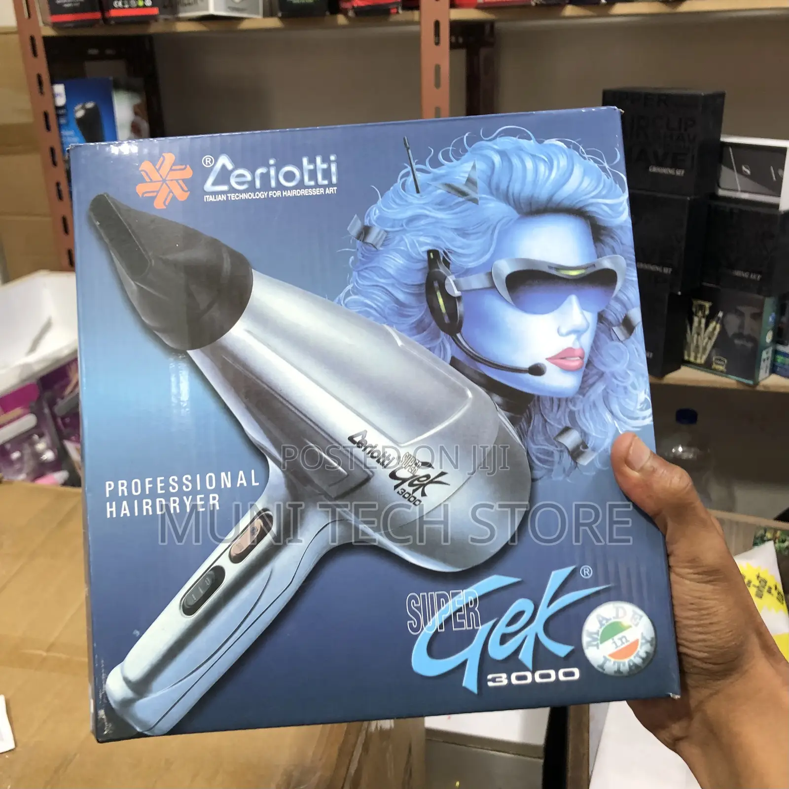 የፀጉር ማድረቂያ Ceriotti Original Made in Italy