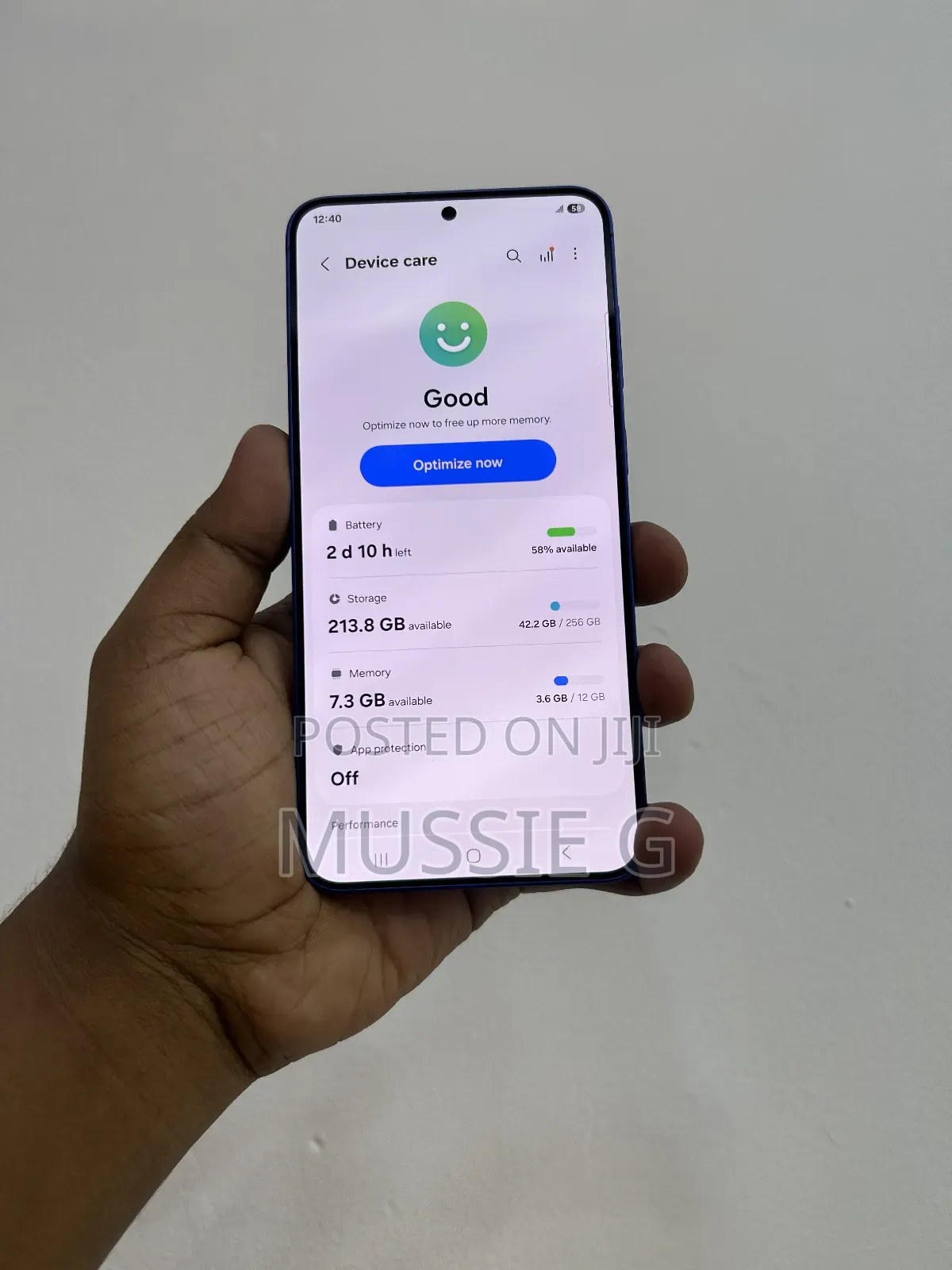 New Samsung Galaxy S25+ 256 GB Blue