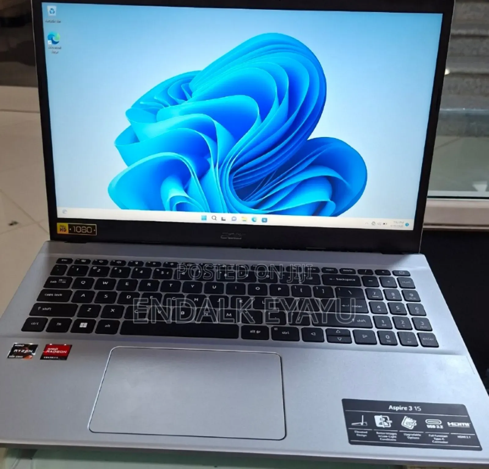 New Laptop Acer Aspire 3 16GB AMD Ryzen 7 SSD 512GB