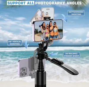 4-Axis Selfi Stick Tripod 1.7 Meter for Phone and Canera