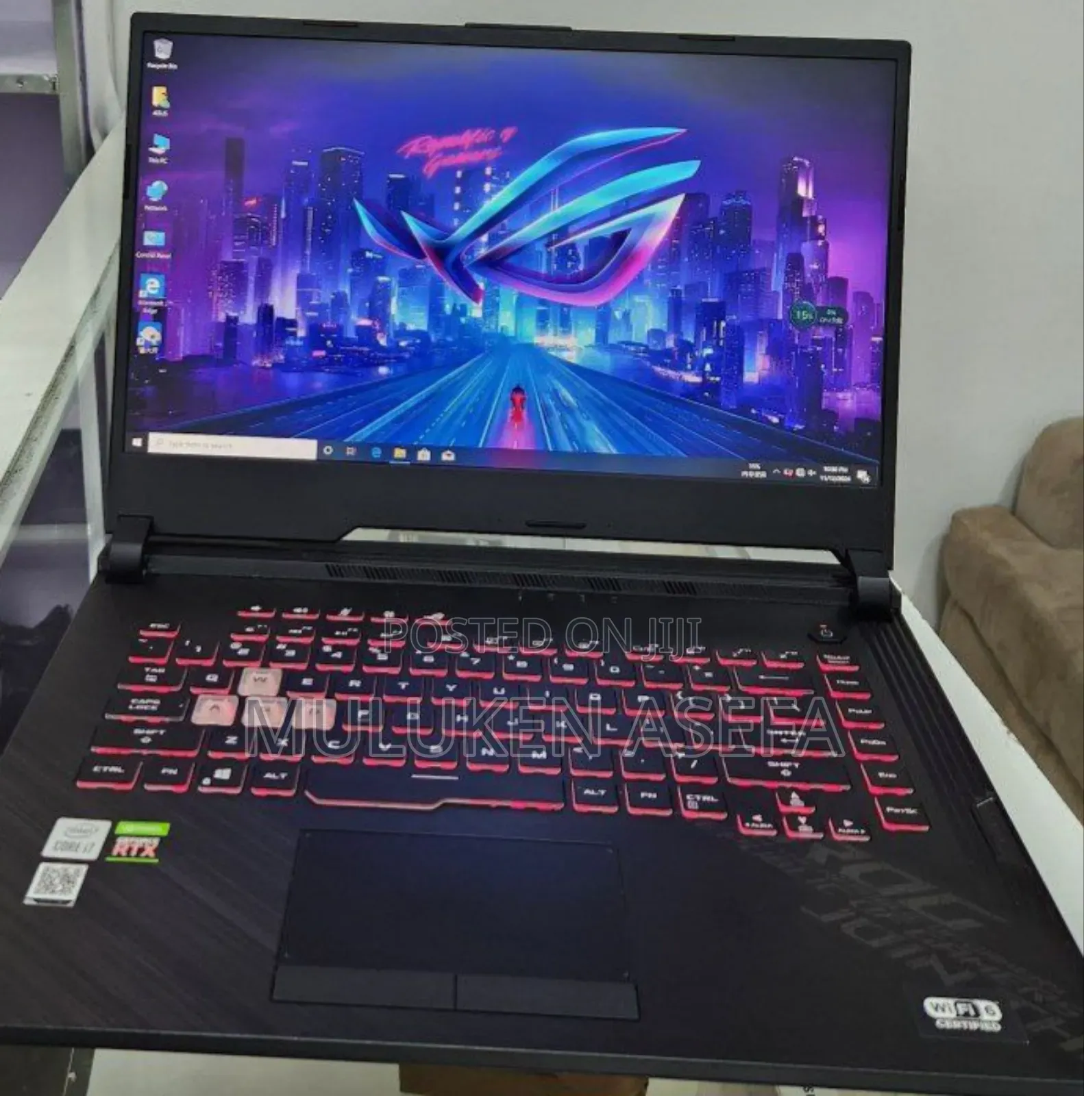 New Laptop Asus ROG Strix G15 16GB Intel Core I7 SSD 512GB