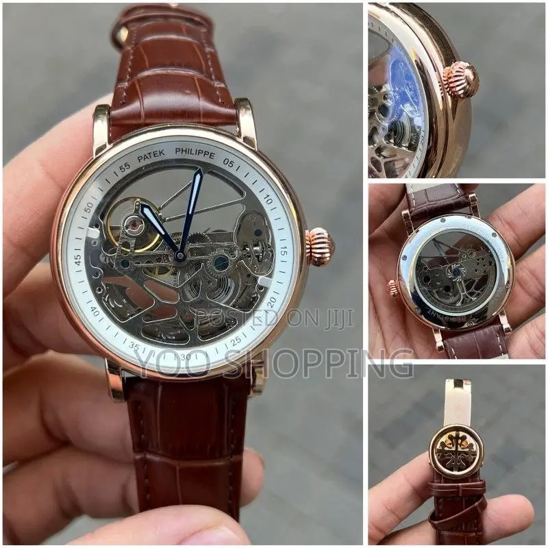 Patek Phillipe Transparent Luxurious Automatic Watch