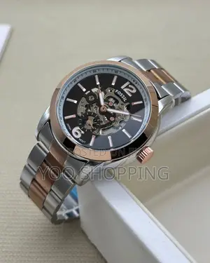 Fossil Skeleton Dial Automatic Watch