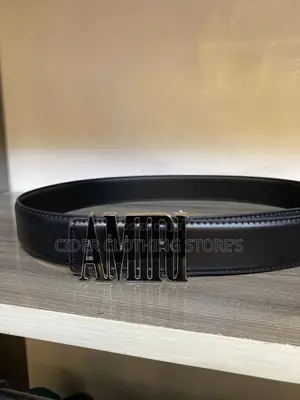 Photo - Men's Amiri Core Logo Buckle Belt