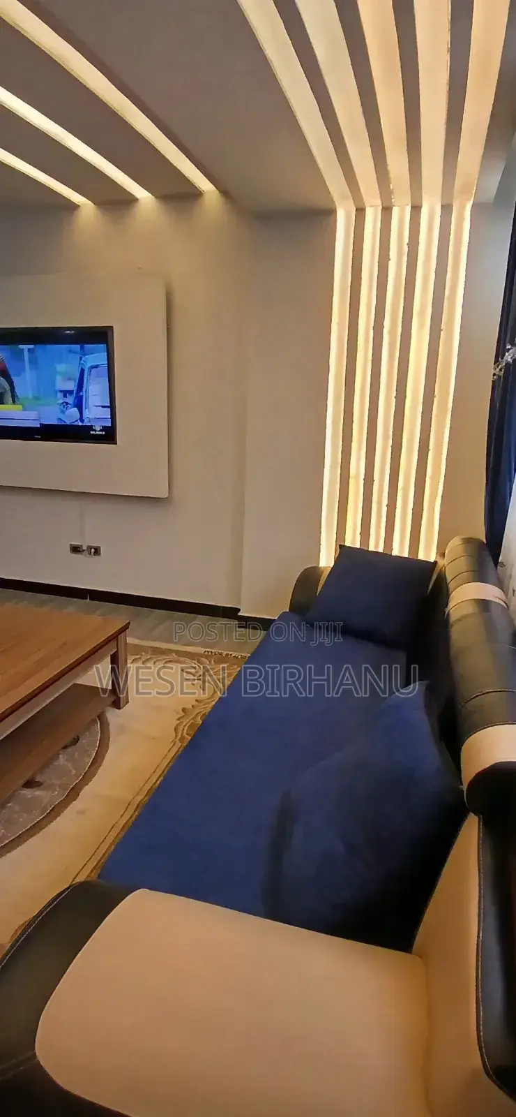 Furnished 3bdrm Apartment in የ ግል አፐርትመንት, Addis Ketema for rent